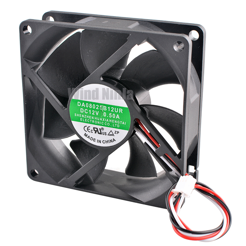 Pc Case Fan - Wentylator chłodzący 8cm z podwójnym łożyskiem