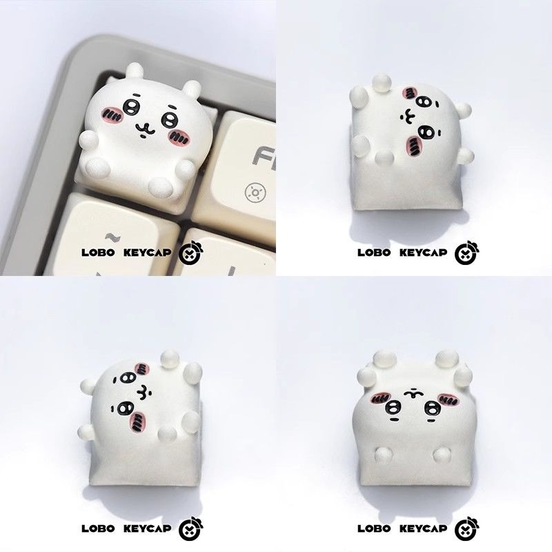 Mechanical Keyboard - Chiikawaed Urocze Anime Klawisze do Klawiatury