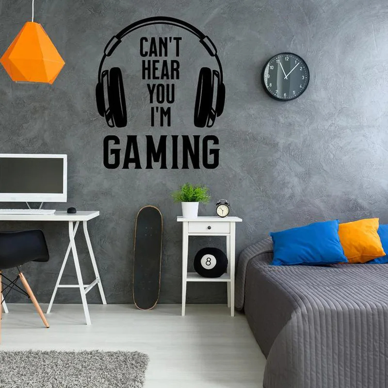 Pc Gaming Wallpaper - Gra wideo cytaty kalkomanie wystrój cię