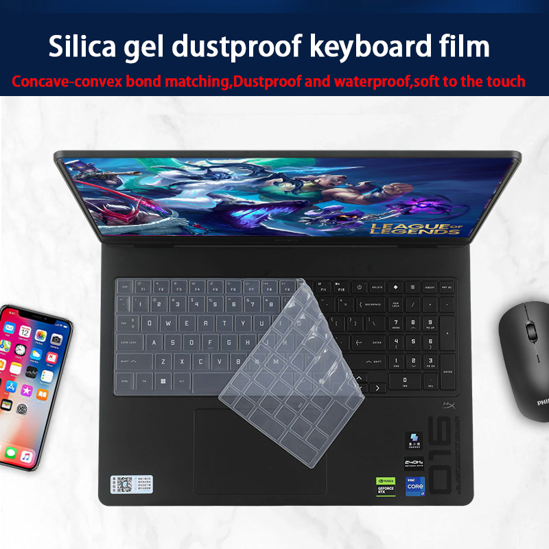 Pc Gaming Hp - Folia silikonowa na klawiaturę do laptopa