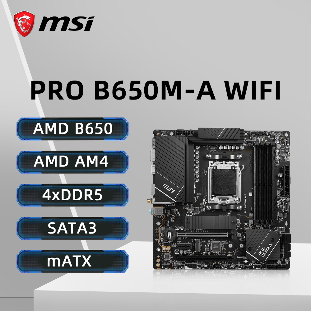 Pc Gaming Core I5 - Płyta główna MSI PRO B650M-A WIFI