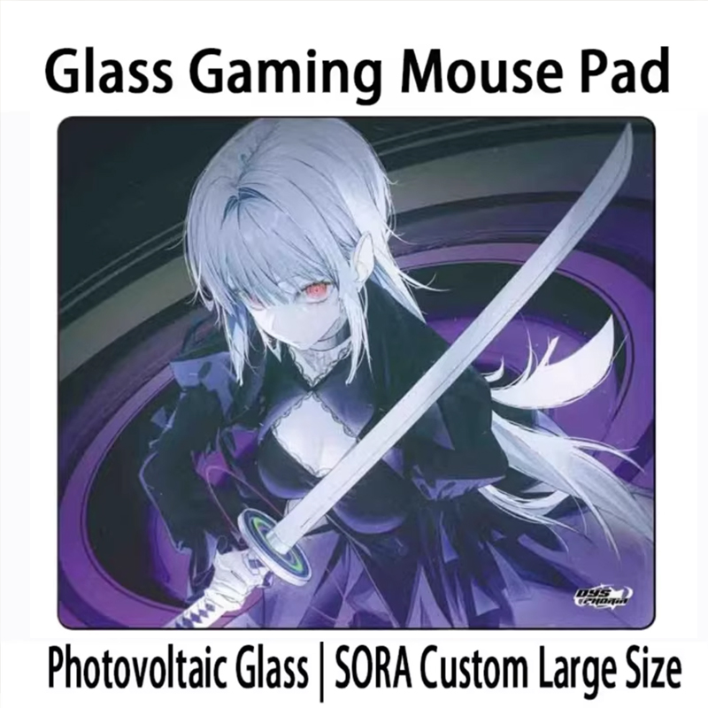 Fps Gaming Mouse - Skypad D-DYSPHORIA Anime Szklana Podkładka Pod