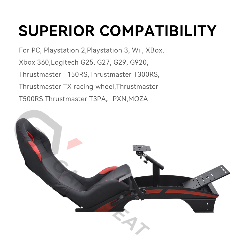 Kokpit symulacji wyścigów GY04 – Pc Gaming Chair recenzja i cena