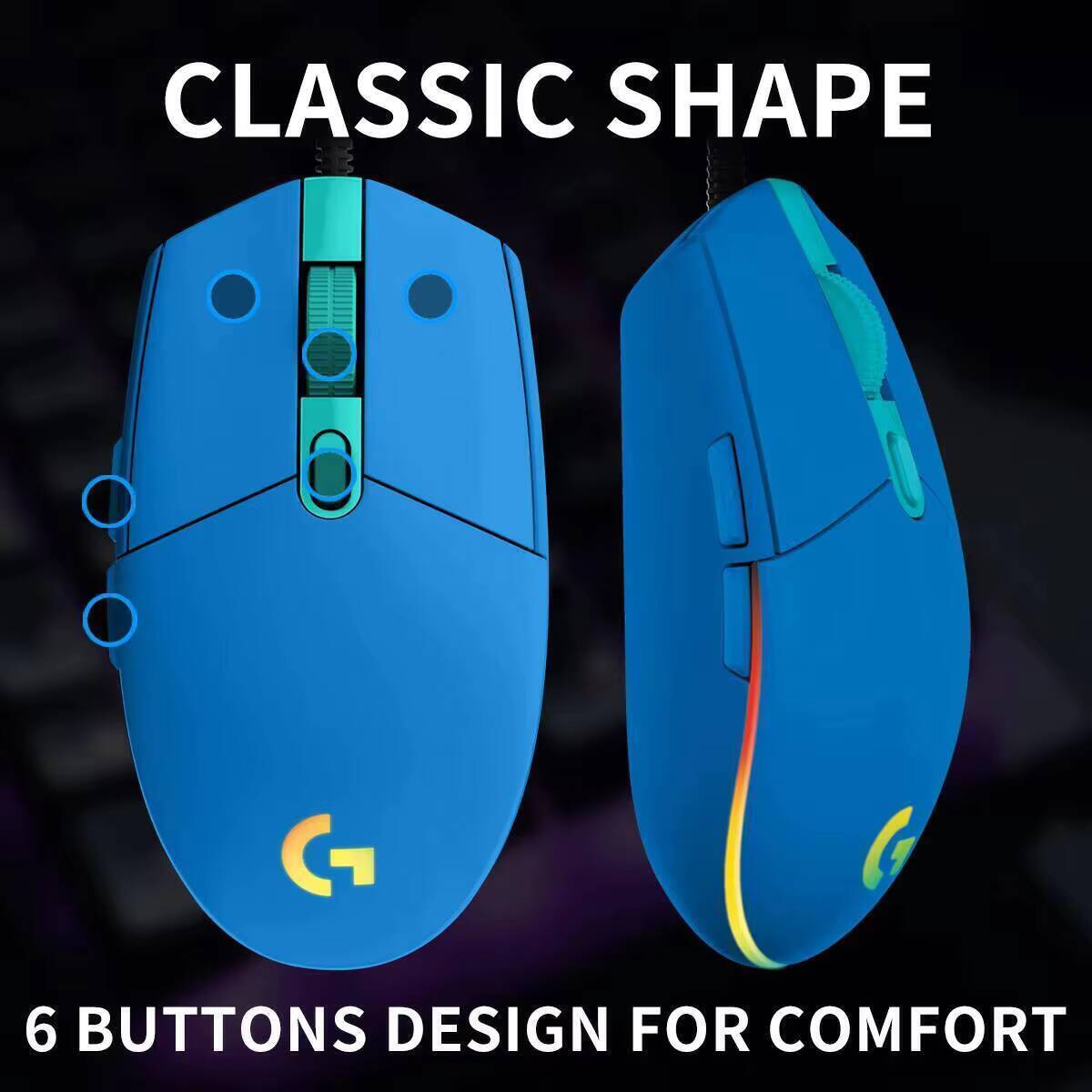 Mysz gamingowa Logitech G203 L – Pc Gaming Logitech recenzja i cena