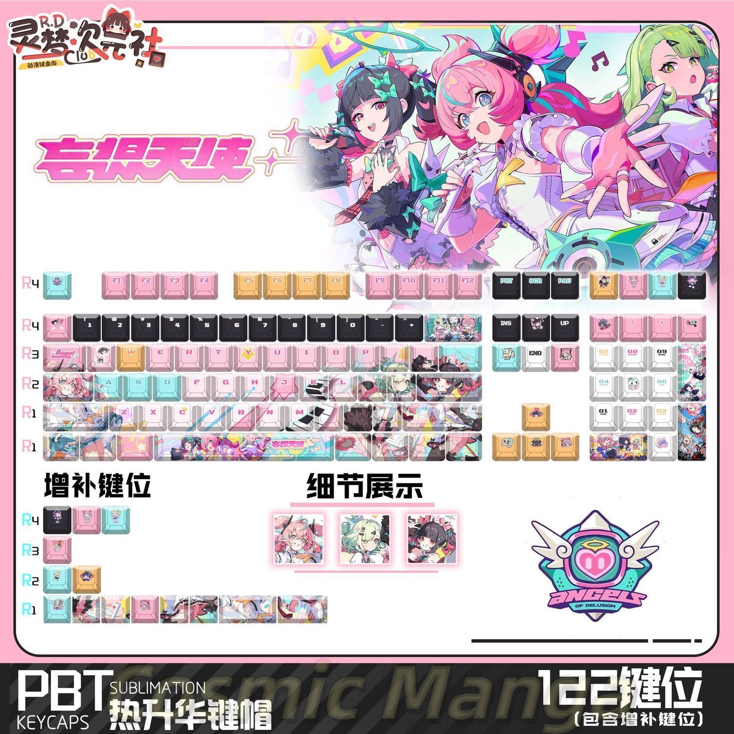 Zenless Zone Zero Angels of De – Mechanical Keyboard recenzja i cena