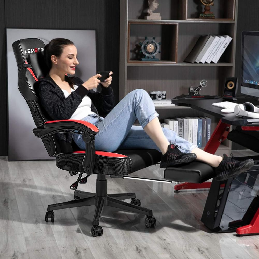 Wysokie krzesło gamingowe o ud – Pc Gaming Chair recenzja i cena