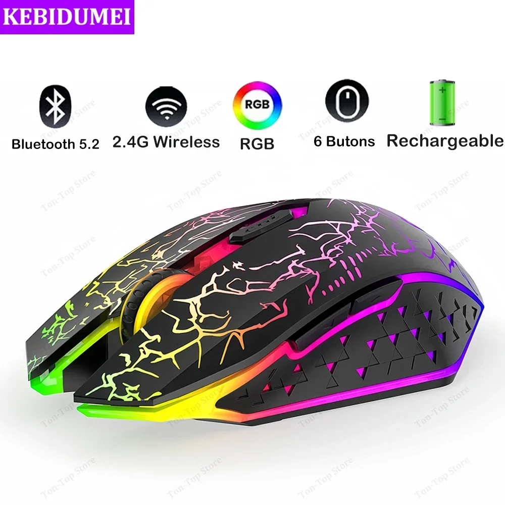 Mysz Bluetooth 5.2 RGB 2.4G be – Pc Gaming Hp recenzja i cena