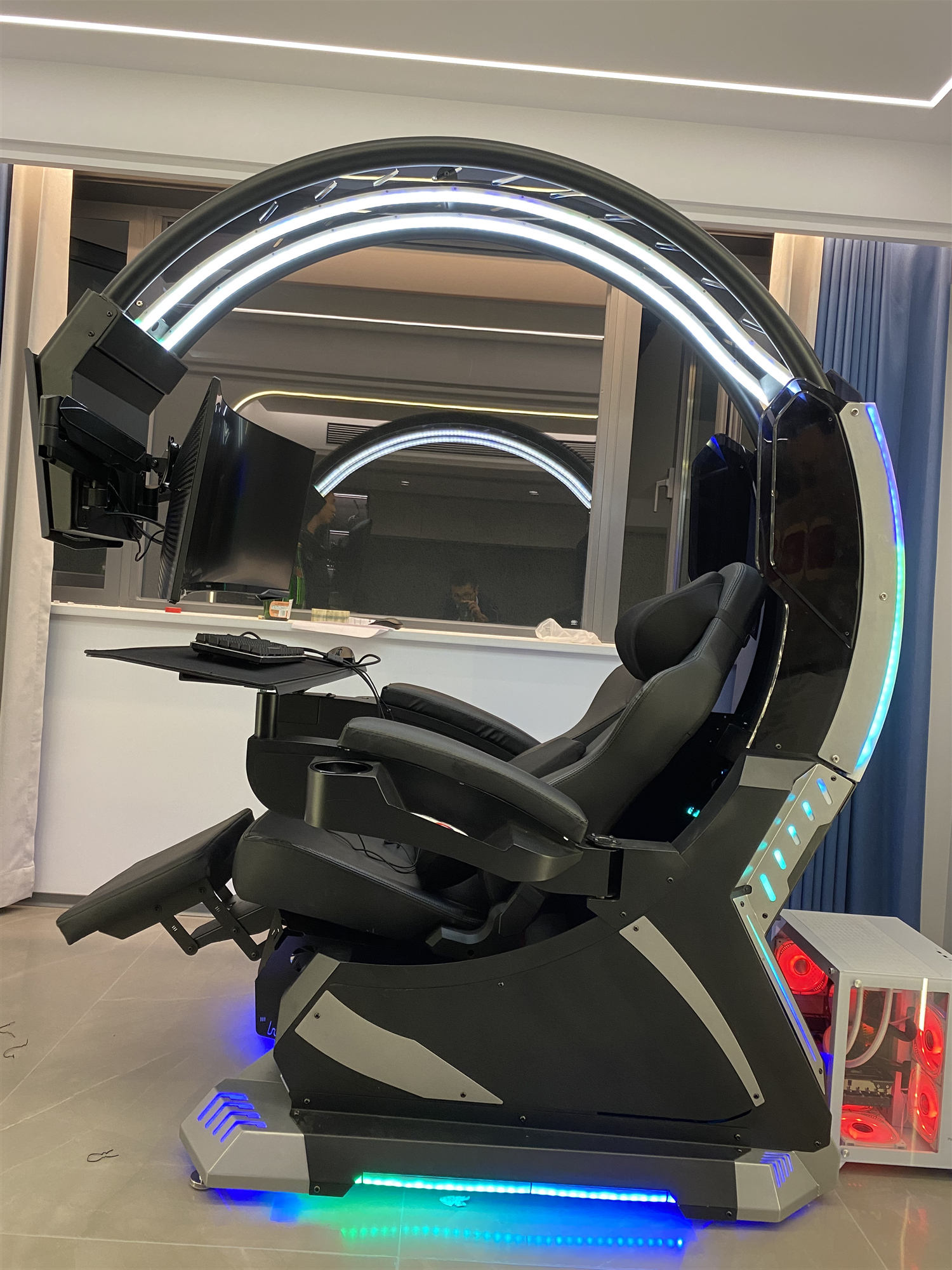 Niestandardowe Wsparcie 2 Ekra – Pc Gaming Chair recenzja i cena