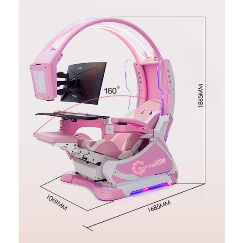 Niestandardowe Wsparcie 2 Ekra – Pc Gaming Chair recenzja i cena