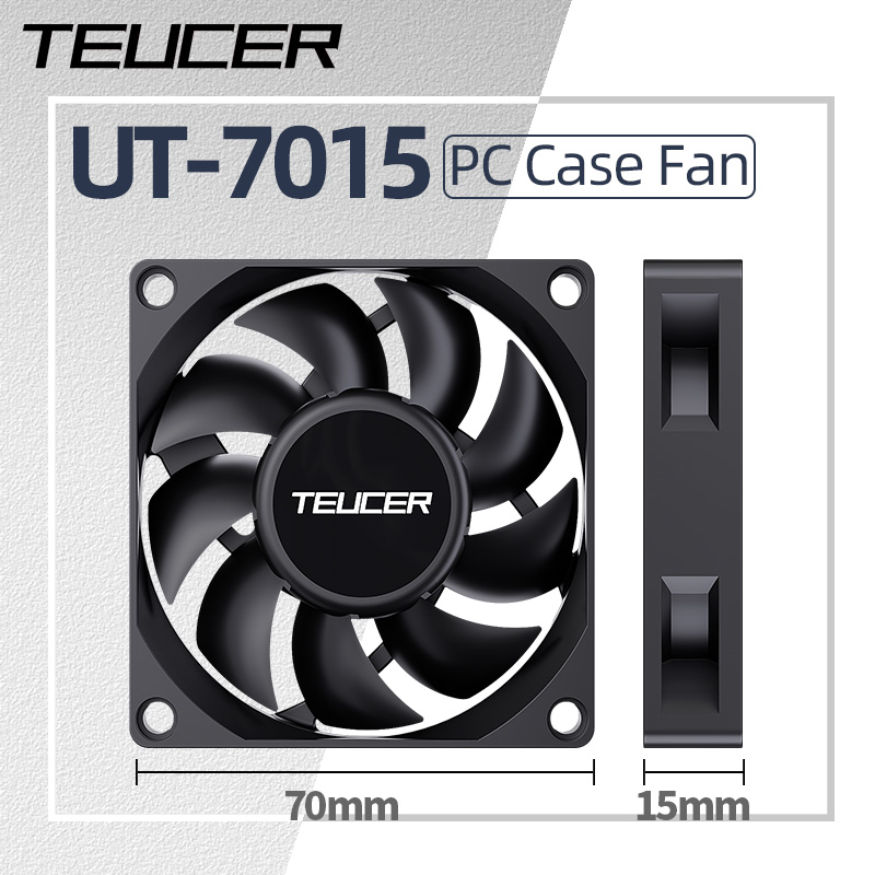 Teucer UT-7015 7cm Wentylator  – Pc Case Fan recenzja i cena