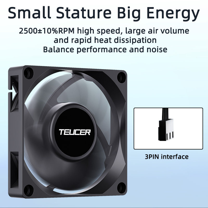 Teucer UT-7015 7cm Wentylator  – Pc Case Fan recenzja i cena